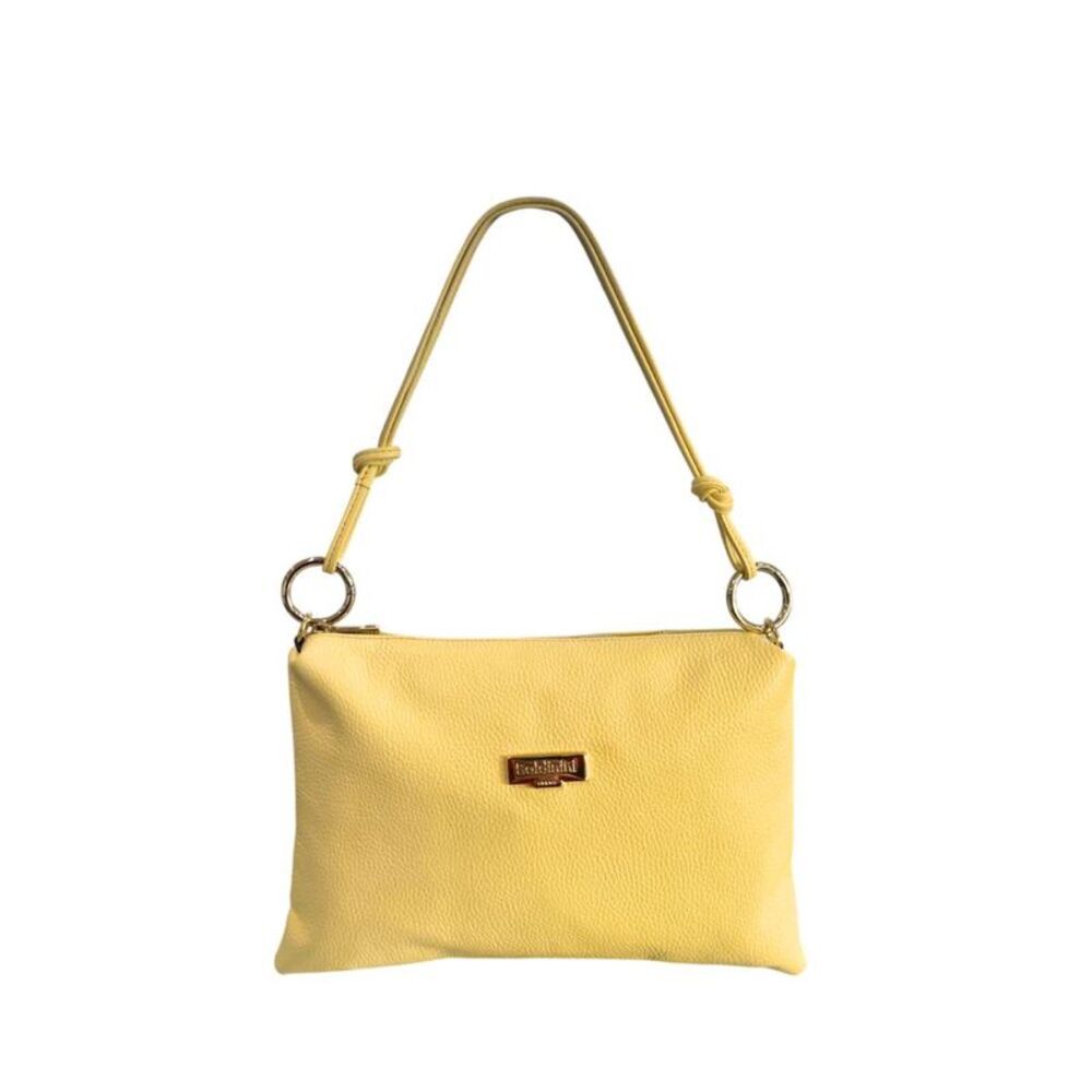Baldinini Trend Yellow Leather Women Women's Bag